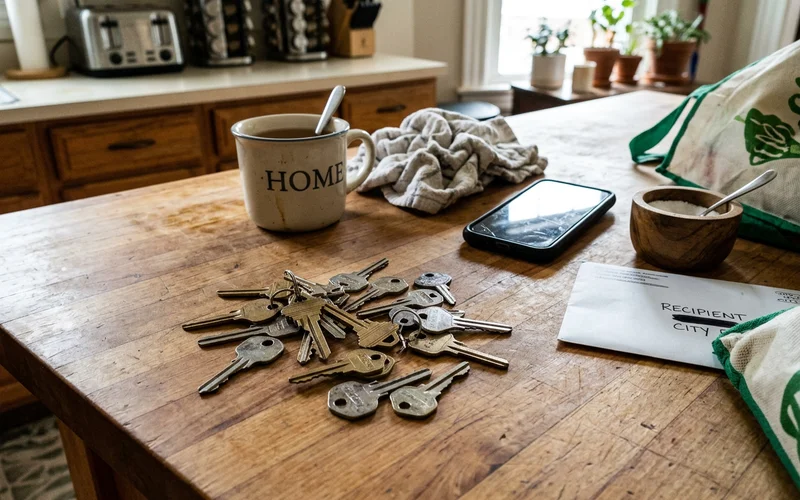 Assorted old keys showing how many copies can exist